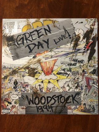 Green Day Live “woodstock 1994” Rare Limited Edition Vinyl (dookie)
