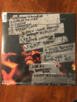 Green Day Live “Woodstock 1994” RARE Limited Edition Vinyl (Dookie) 2
