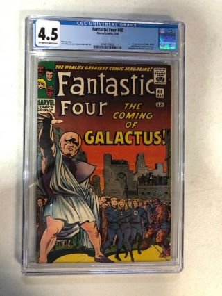 Fantastic Four 48 Cgc 4.  5 Silver Surfer Galactus