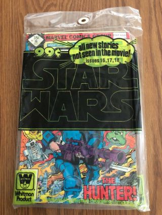 Marvel Star WARS Comic 1,  2,  3 Unread,  35¢ Whitman 3 - Pack) See Photos 6