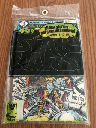 Marvel Star WARS Comic 1,  2,  3 Unread,  35¢ Whitman 3 - Pack) See Photos 7