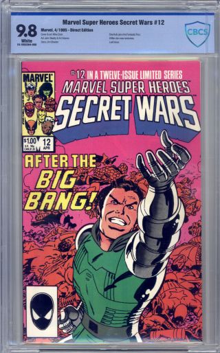 Marvel Heroes Secret Wars 12 Cbcs 9.  8 Zeck,  Beatty,  Captain America,  Thor