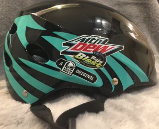 1 Of 1,  000 Rare Baja Blast Mountain Dew Helmet