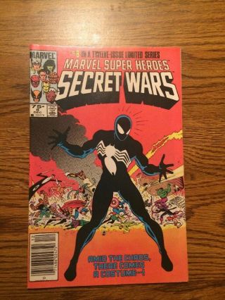 Marvel - Heroes Secret Wars 8 Nm - 1st Black Costume Venom Upc Variant 1984