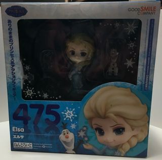 AUTH NENDOROID 475 FROZEN ELSA &Olaf Good Smile Company Disney PVC Figure Anime 2