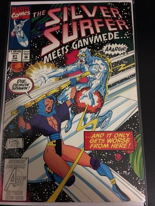Silver Surfer 81 Nm - /vf,  1st Tyrant Marvel Comics 1993