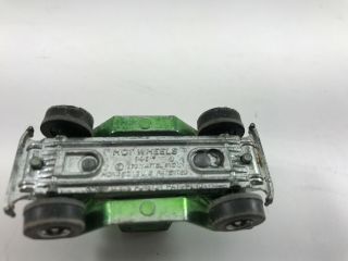 Hot Wheels Redline Red Line T - 4 - 2 T42 1970 Green Yellow Lime Missing Top 5