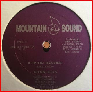 Islands Disco Funk 12 " Glenn Riccs - Keep On Dancing Mountain Sound - Rare Mp3
