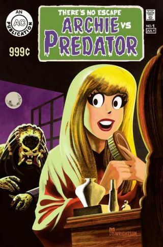 Archie Vs Predator 2 1 Swamp Thing House Of Secrets 92 Homage Variant Cover