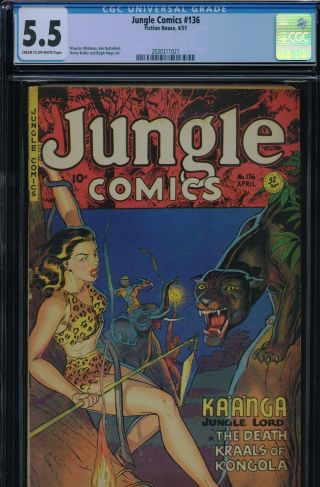 Jungle Comics 136 - Cgc - Fiction House