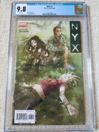 Nyx 7 Cgc 9.  8 White Pages