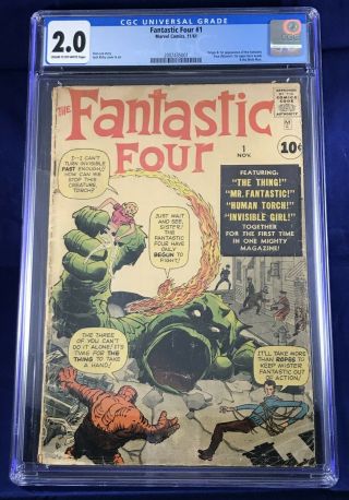 Fantastic Four 1 Cgc 2.  0 Huge Key