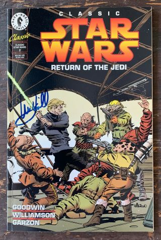 Signed Mark Hamill - Classic Star Wars: Return Of The Jedi - Goodwin,  Williamson