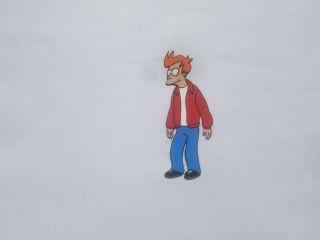 Futurama Fry Hand Painted Animation Cel