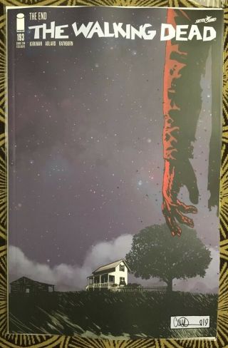 Walking Dead 193 Sdcc Exclusive Variant Cover Last Issue Nm In Hand