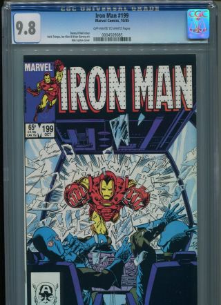 Iron Man 199 Cgc 9.  8 (1985) Highest Grade