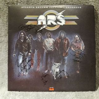 Atlanta Rhythm Section Underdog Autographed Vinyl Record Lp 6 Southern Rock