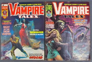 Curtis Stan Lee Present Vampire Tales 3 February & 4 April 1974 Satana Morbius