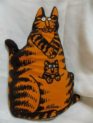 Kliban Cat Knickerbocker Toy Large Plush 1980 