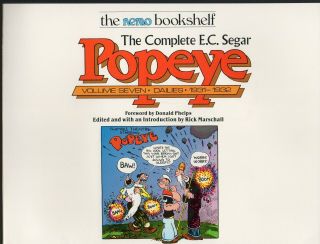 The Complete E.  C.  Segar Popeye Volume Seven 7 Dailies 1931 - 1932 Sc 1988