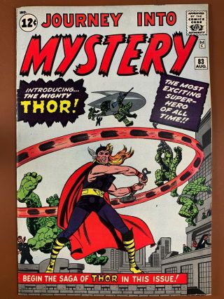 Journey Into Mystery 83 (1962 Marvel Comics) 1st Appearance Of Thor Silver Age