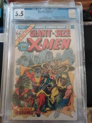 Giant Size X - Men 1 Cgc 5.  5 Marvel Comics 2nd Full Wolverine Mega Key