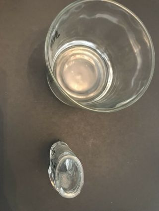 Jim Beam Vintage 16oz Cocktail Glass Set Of (5) And Boot Shotglass 7