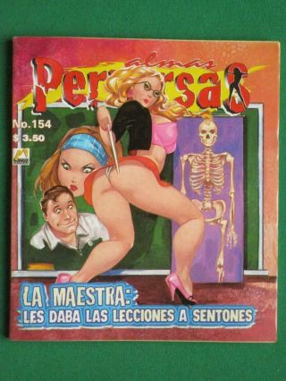 Skeleton Sexy Babe Leggy Hot Spicy Catfight Spanish Historieta Mexican Comic