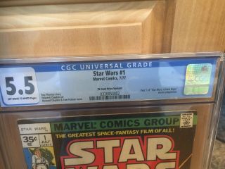 Star Wars 1 CGC 5.  5 35 Cent Variant 2