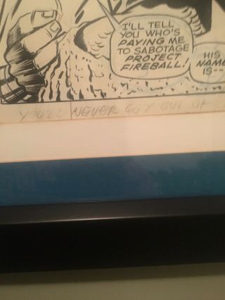 jack kirby comic art Captain America Silver Age 2