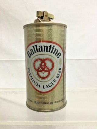 Vintage Ballantine Premium Beer Can Lighter By Kramer
