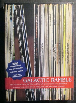 Galactic Ramble 1st Edition Soft Cover Psych Folk Rock Prog Richard Morton Jack
