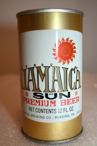 Jamaica Premium Beer 12 Oz Ss Pull Tab Beer Can From Reading,  Pennsylvania