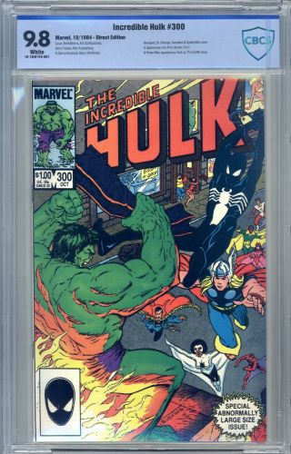 Incredible Hulk 300 Cbcs 9.  8 Buscema,  Avengers,  Thor,  Spider - Man,  Iron Fist