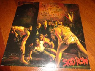 Skid Row ‎– Slave To The Grind.  org,  1991.  in.  very rare 8