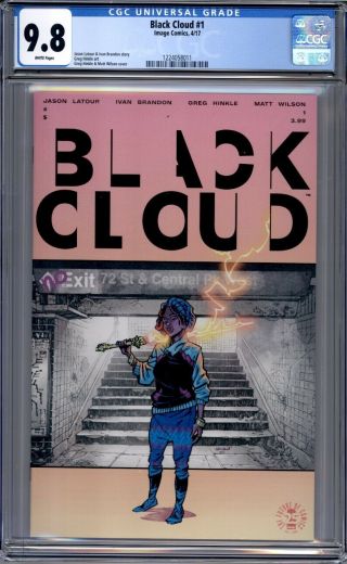 Black Cloud 1 Image Comics 1st Print Cgc 9.  8