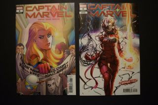 Captain Marvel 8 Covr A,  Carnagized Cover Nm See Scans Marvel Comics 2019 Star