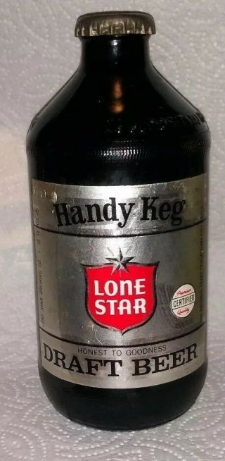 Vintage Lone Star Stubby Beer Bottle