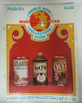 Rare Vintage 1975 World Wide Beer Can Collector 
