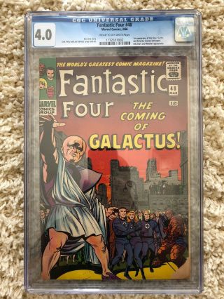 Fantastic Four 48 Cgc 4.  0 1st Appearance Of Silver Surfer & Galactus 1966
