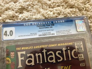 Fantastic Four 48 CGC 4.  0 1st Appearance of Silver Surfer & Galactus 1966 2