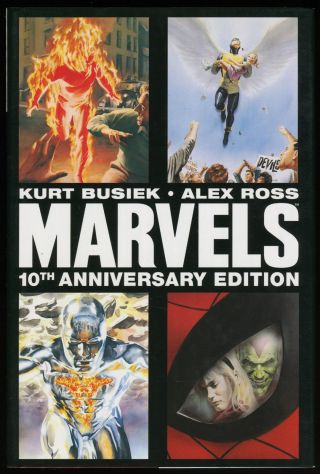 Marvels 10th Anniversary Edition Hardcover Hc 0,  1,  2,  3,  4 Alex Ross Art Spider - Man