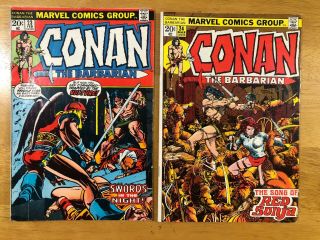 Conan The Barbarian 23 & 24 1973