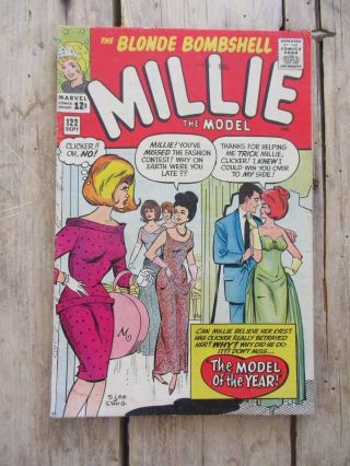 Millie The Model 122 Marvel Comic Book The Blond Bombshell
