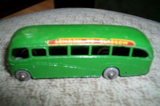 Vintage Diecast Lesney Made In England 21 Luxury Coach Green