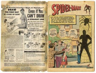 Fantasy 15 FR/G complete Origin & 1st app.  Spider - Man Marvel 1962 4