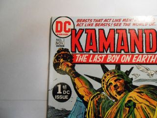 Kamandi,  The Last Boy on Earth 1 1972,  DC Jack Kirby Early Bronze Age KEY 3