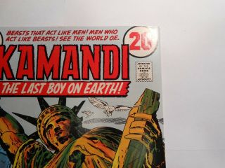 Kamandi,  The Last Boy on Earth 1 1972,  DC Jack Kirby Early Bronze Age KEY 4
