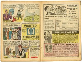 Spider - Man 1 G/VG 3.  0 off - white pages Origin Retold FF Marvel 1963 3
