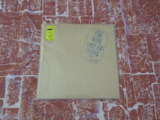 The Who Live At Leeds Decca 1970 Vinyl Lp With Inserts